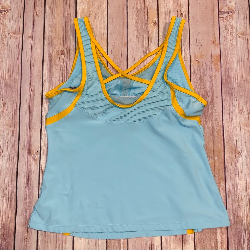 Nike Fit Dry Womens Aqua Top Tank Top Sz M 8-10 - Picture 7 of 8